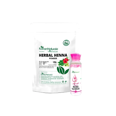 Herbal Henna Powder 100 gm + Rose water 100 ml
