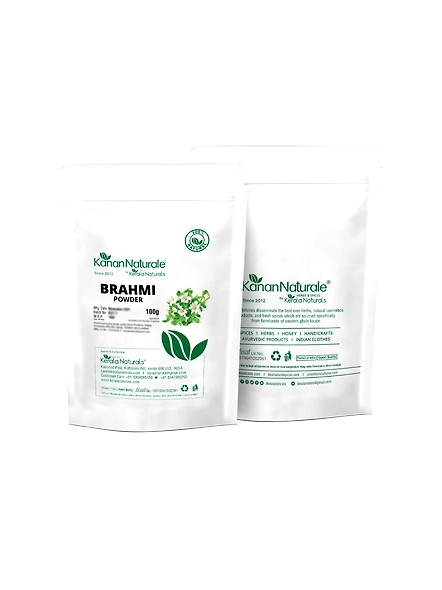 Kerala Naturals Brahmi Powder 200 gm ( 100 gm x 2 Packs )-200gm-2
