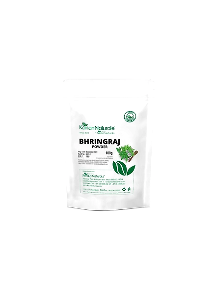Kerala Naturals Bhringraj Powder 200 gm ( 100 gm x 2 Packs )-KN009