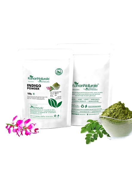 Kerala Naturals Indigo powder 200 gm ( 100 gm x 2 Packs )-200gm-3
