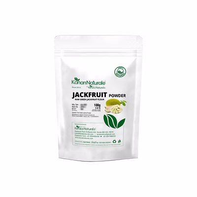 kanan naturale jackfruit powder / raw green jackfruit flour -200 gm ( 100 gm x 2 packs )