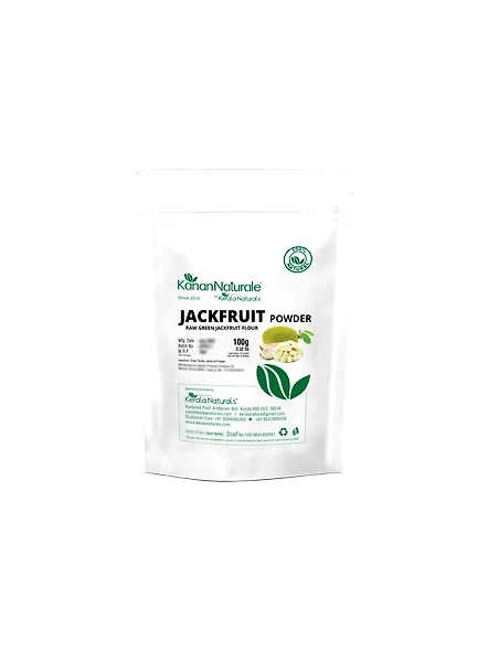 Kanan Naturale Jackfruit Powder / Raw Green Jackfruit Flour -200 gm ( 100 gm x 2 Packs )-11467076