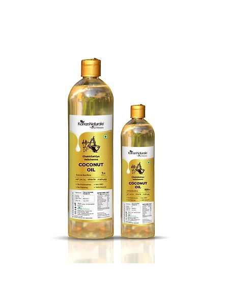 Kanan Naturale Coconut Oil (1Lt) : Wood Pressed Coconut Oil / Nariyal Tel | Pure And Natural-2