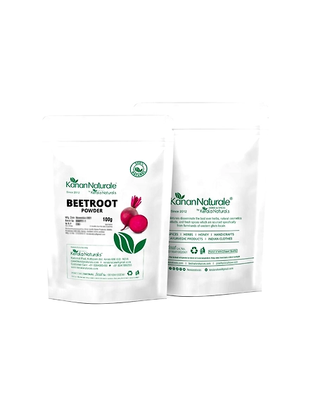 Kerala Naturals Beetroot (Beta vulgaris rubra) Powder 100 gm-KN26