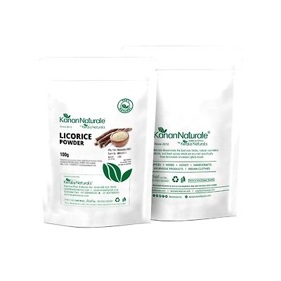 Kerala Naturals Licorice Root Powder 100 gm & Rose Water 100 ml