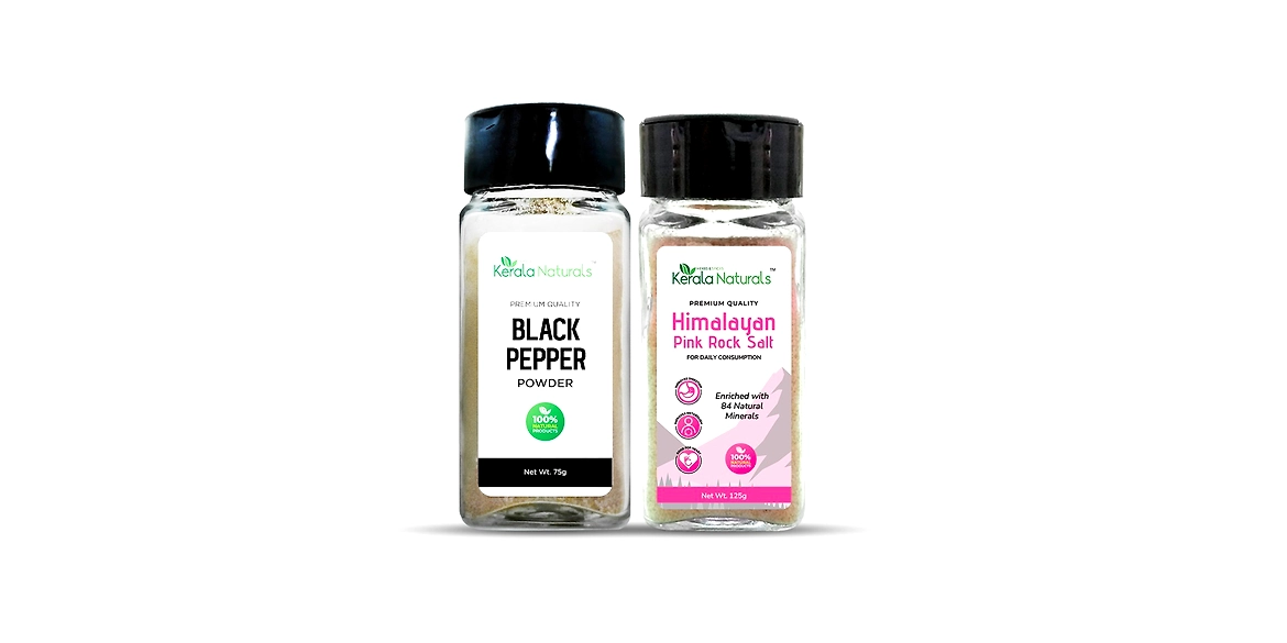 Himalayan Pink Rock Salt and Black Pepper
