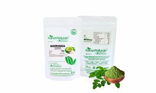 Organic Moringa Powder - Nutrient-Rich Superfood for Energy, Detox, and Healthy Skin