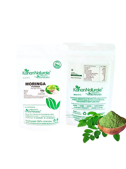 Organic Moringa Powder - Nutrient-Rich Superfood for Energy, Detox, and Healthy Skin-12547410