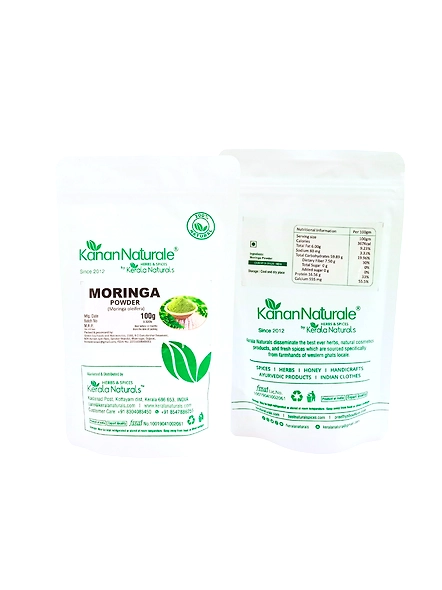 Organic Moringa Powder - Nutrient-Rich Superfood for Energy, Detox, and Healthy Skin-1