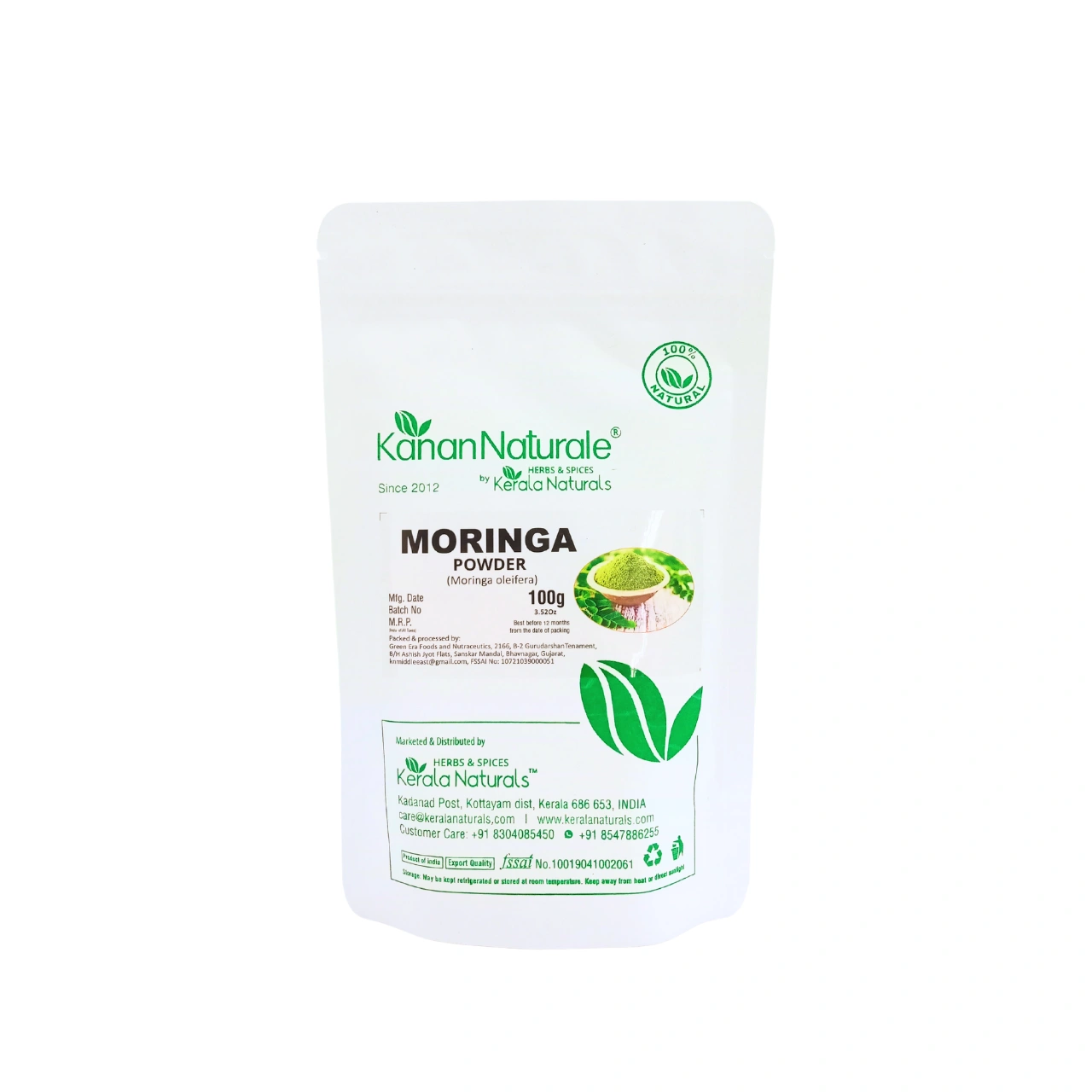 Organic Moringa Powder - Nutrient-Rich Superfood for Energy, Detox, and Healthy Skin-3