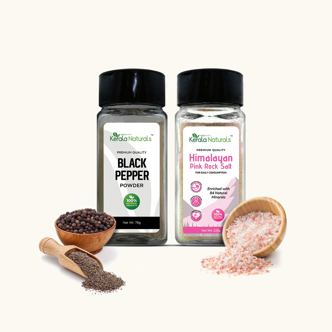 Himalayan Pink Rock Salt &amp; Black Pepper Combo-1