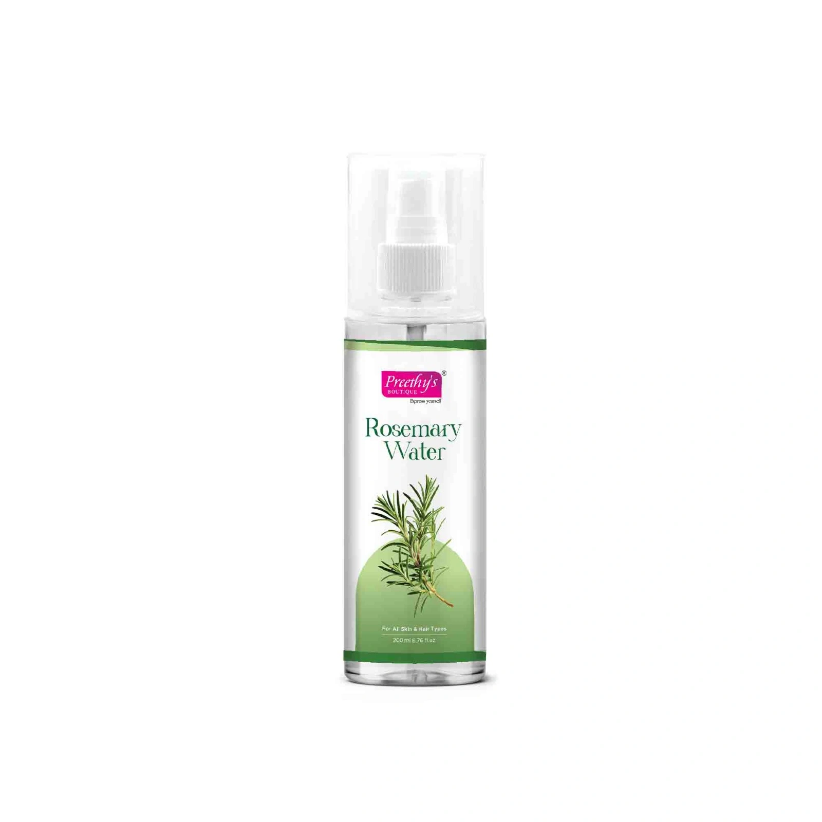 Preethy's Boutique Rosemary Water 200ml - Natural Hair &amp; Skin Hydrating Spray-12625978