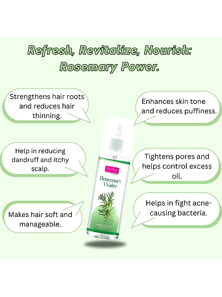 Preethy's Boutique Rosemary Water 200ml - Natural Hair &amp; Skin Hydrating Spray-200ml-3