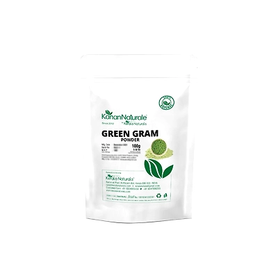 Kerala Naturals Green Gram Powder 200 gm ( 100 gm x 2 Packs )