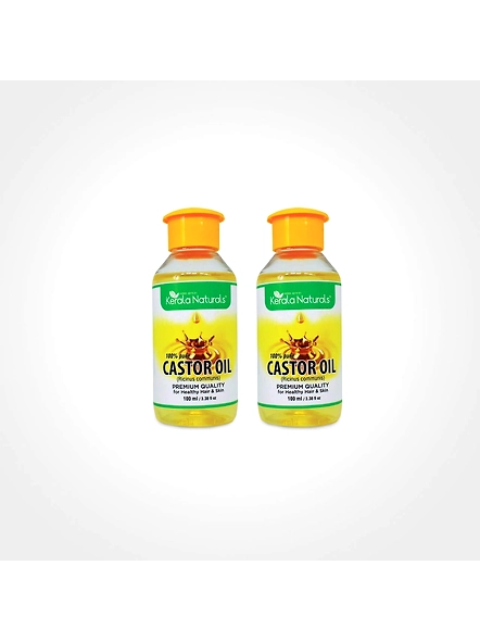 Kanan Naturale Castor Oil 300 ml (100 ml  x3 bottle)-300ml-2