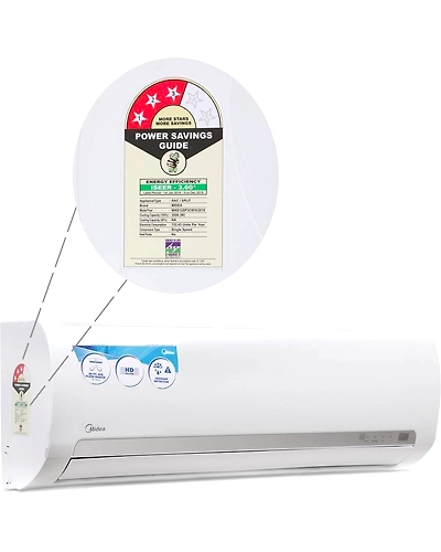 Midea 1 Ton 3 Star BEE Rating 2018 Split AC - White-3