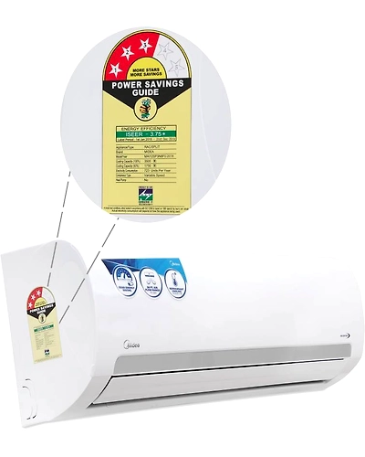 Midea 1 Ton 3 Star BEE Rating 2018 Inverter AC - White-3