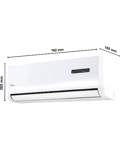 Midea 1 Ton 3 Star BEE Rating 2018 Split AC - White-4