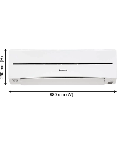 Panasonic 1 Ton 3 Star BEE Rating 2018 Split AC - White-4