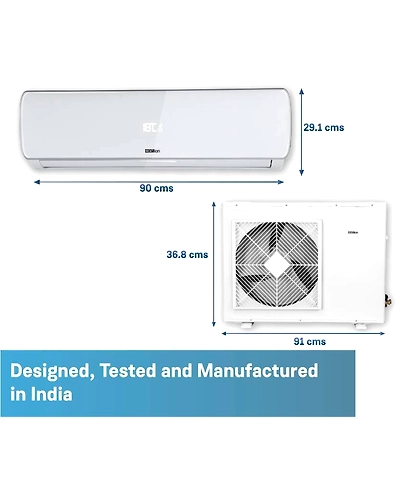 Billion 1.5 Ton 3 Star BEE Rating 2018 Inverter AC - WhiteÂ -1