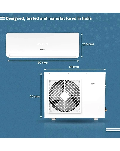 Billion 1.5 Ton 3 Star BEE Rating 2018 Split AC - White-4