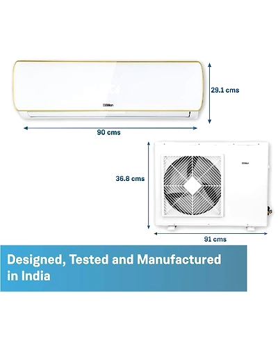 Billion 1.5 Ton 5 Star BEE Rating 2018 Inverter AC - White-201803