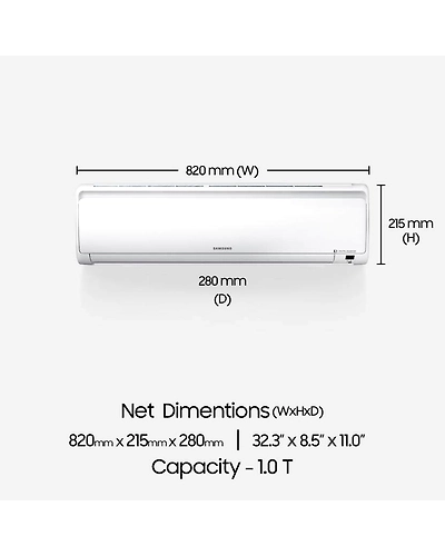 Samsung 1 Ton 5 Star BEE Rating 2018 Inverter AC - WhiteÂ -9201825