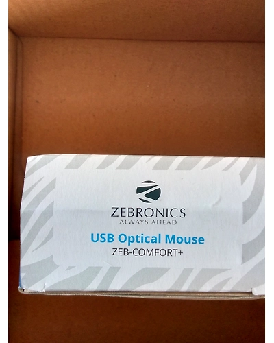 Zebronics Zeb-Comfort+ Wired Mouse (Black)-4