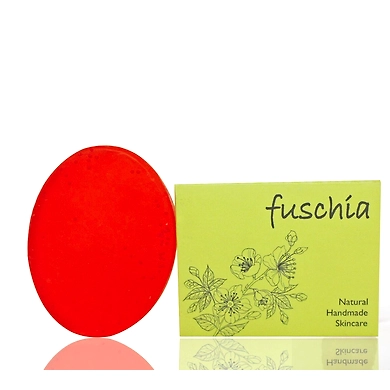 Fuschia - Raspberry Natural Handmade Glycerine Soap-Raspberry