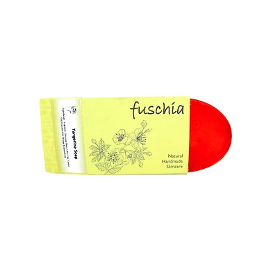 Fuschia - Tangerine Natural Handmade Glycerine Soap-Tangerine