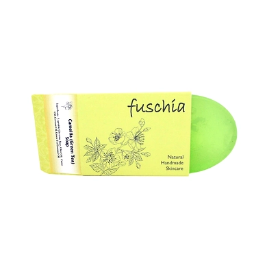 Fuschia - Camellia Natural Handmade Glycerine Soap (Green Tea)-Camellia