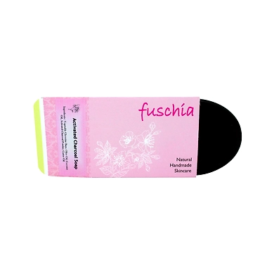 Fuschia - Activated Charcoal Natural Handmade Herbal Soap-Activated Charcoal