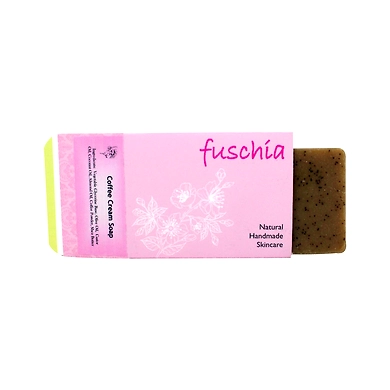 Fuschia - Coffee Cream Natural Handmade Herbal Soap-Coffee Cream