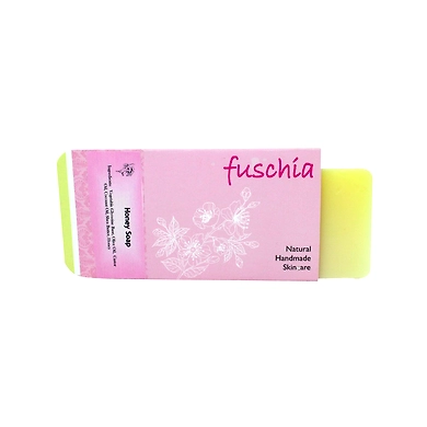 Fuschia - Honey Natural Handmade Herbal Soap-Honey