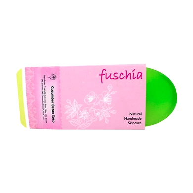 Fuschia - Cucumber Detox Natural Handmade Herbal Soap-Cucumber Detox
