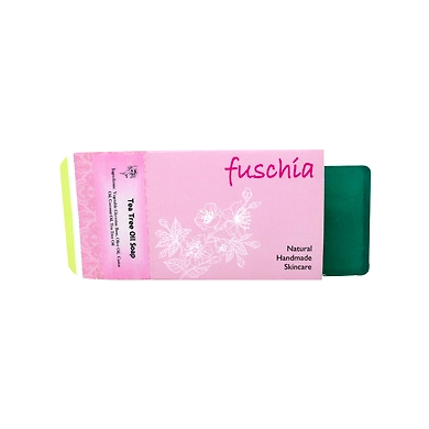 Fuschia - Tea Tree Oil  Natural Handmade Herbal Soap-Tea Tree Oil