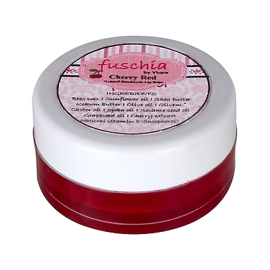 Fuschia -  Cherry Red Lip Balm-VKB0075-Cherry Red