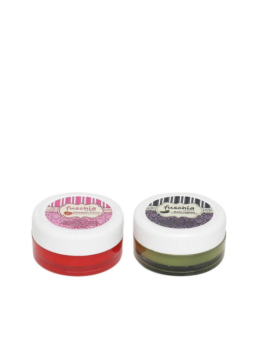 Fuschia â€“ Strawberry &amp; Black currant Lip Balm Combo-Strawberry&Blackcurrant