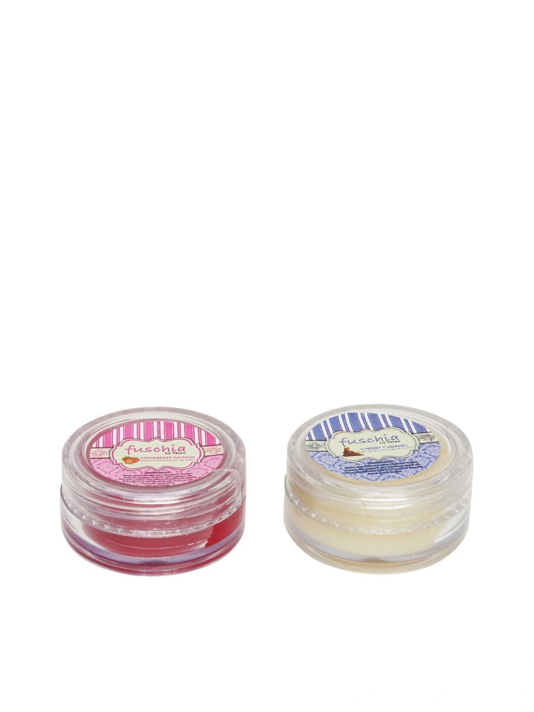 Fuschia â€“ Strawberry &amp; Caramel Lip Balm Combo-Strawberry&Caramel