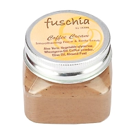 Fuschia - Coffee Cream - Smoothening Face & Body Scrub