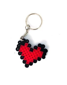 Pixel Bead Art Keychain
