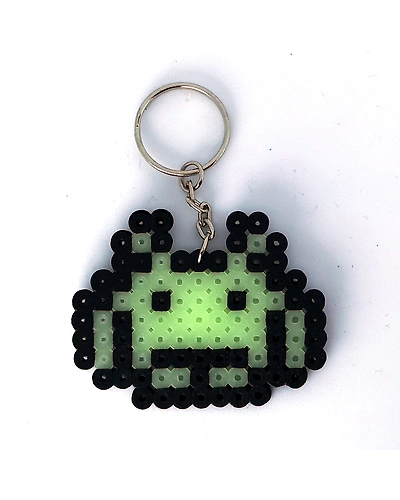 Pixel Bead Art Keychain-REZSPCEINVDR