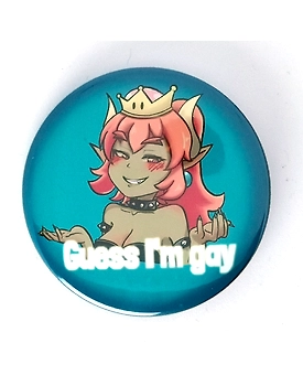 Bowsette Pin