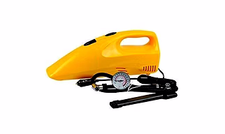 GLOBEX 2 in 1 Inflator Air Compressor Portable Handheld Car Home Dust Vacuum Cleaner