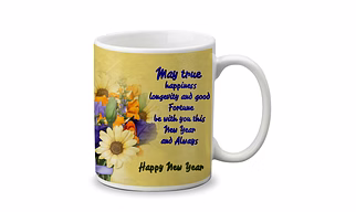 LOF New Year & Christmas Wishes Gift For Friends and Girlfriend Boyfriend Wife Husband Parents or Family D30