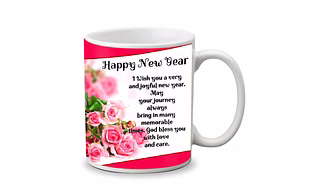 LOF New Year & Christmas Wishes Gift For Friends and Girlfriend Boyfriend Wife Husband Parents or Family D31