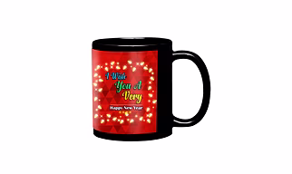 LOF Happy New Year and Christmas Wishes Gift For Friends and Girlfriend Boyfriend Wife or Family Itm053