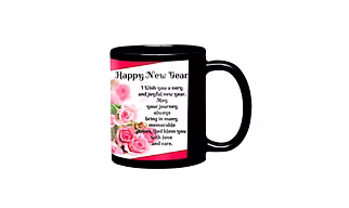 LOF Happy New Year and Christmas Wishes Gift For Friends and Girlfriend Boyfriend Wife or Family Itm051
