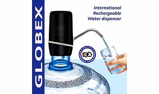 Globex Wireless Automatic Water Dispenser Pump with inbuilt Rechargeable Li-Ion Battery for 20 Litre Cans (Color May Very)
