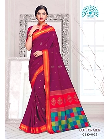 Tamara Cotton Silk Saree  (CSK - 009)